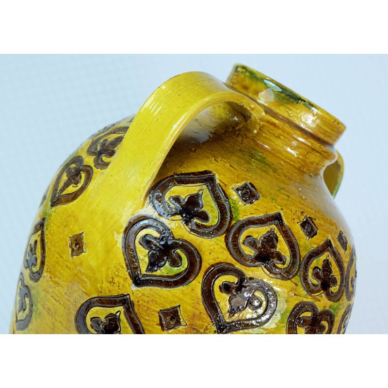 Italian Bitossi ceramic vase, Aldo LONDI - 1960