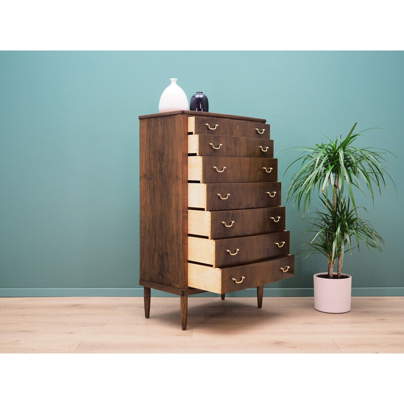 Vintage Chest of drawers walnut, Danish 1960s