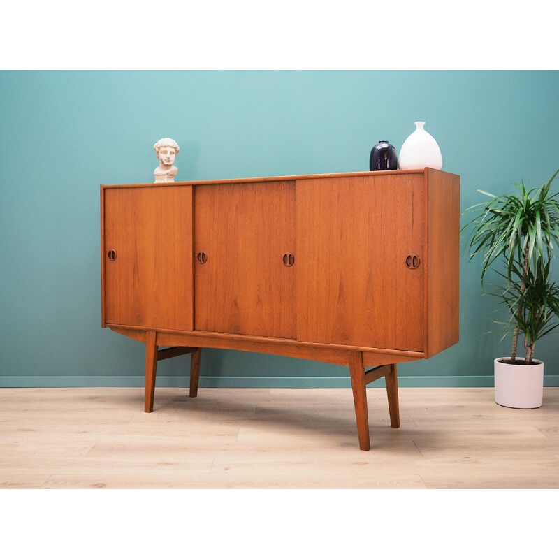 Vintage Highboard teak, Danish 1970s