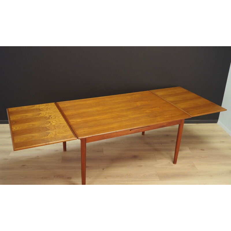 Table à manger vintage en teck danois 1960