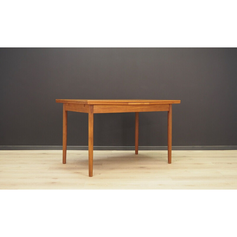 Vintage dinning table teak Danish 1970