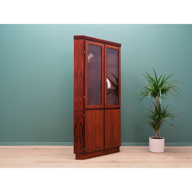 Armoire d'angle vintage scandinave 1970 