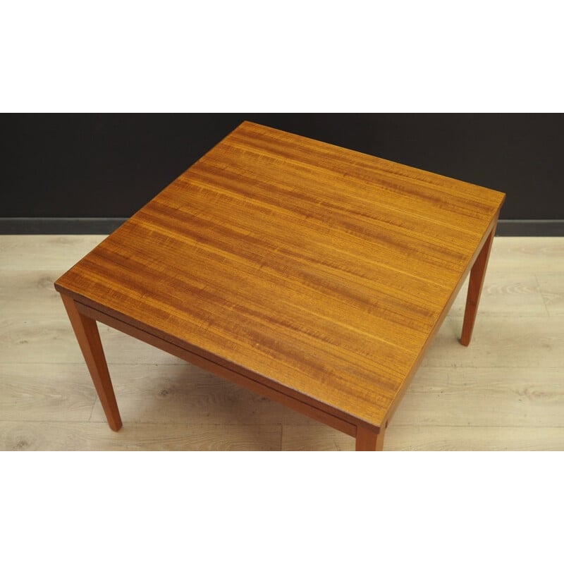 Table vintage en bois de teck danois 1960