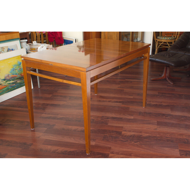 Vintage Extendable Walnut Table 1960s