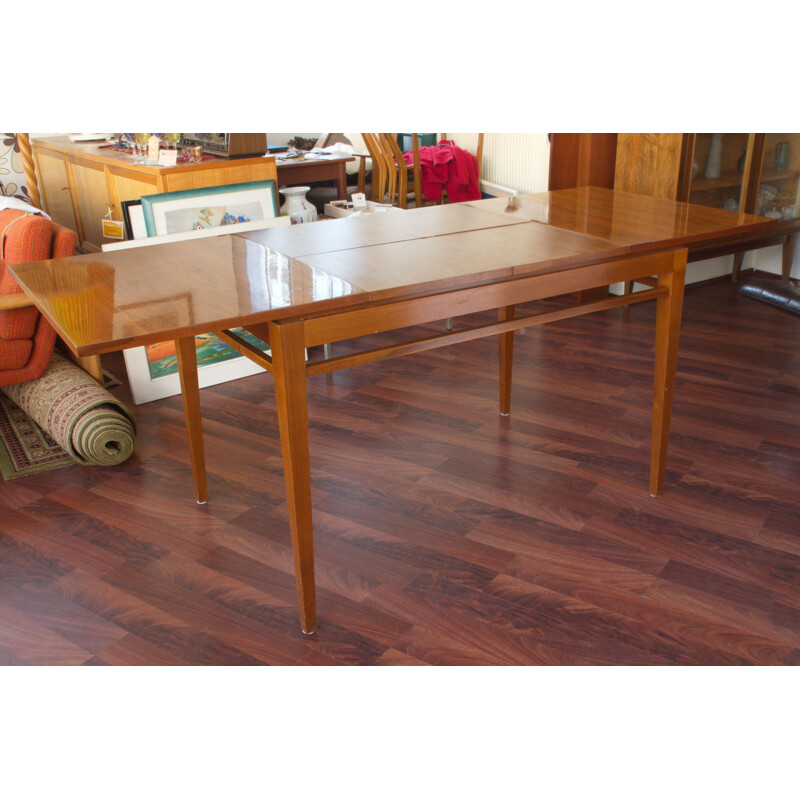 Vintage Extendable Walnut Table 1960s