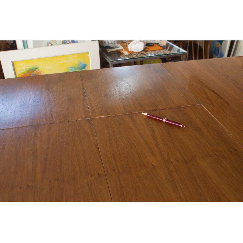 Vintage Extendable Walnut Table 1960s