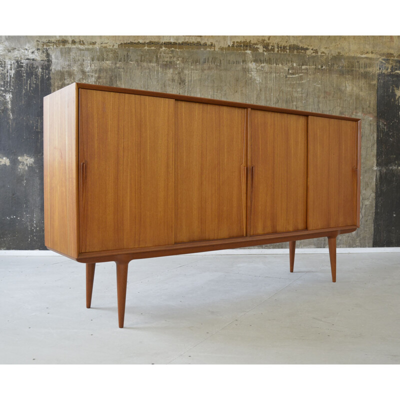 Axel Christensen teak highboard, Gunni OMANN - 1960s