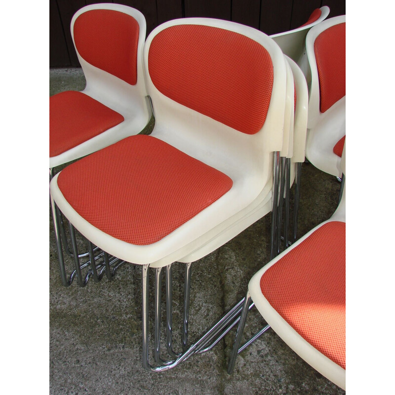 Set of 8 vintage chairs Drabert SM400K, Germany 1990s