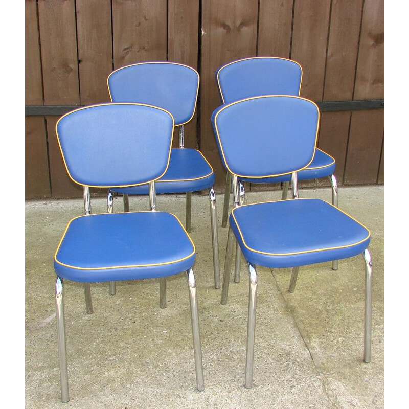 Lot de 4 chaises vintage, Goin Allemagne 1980