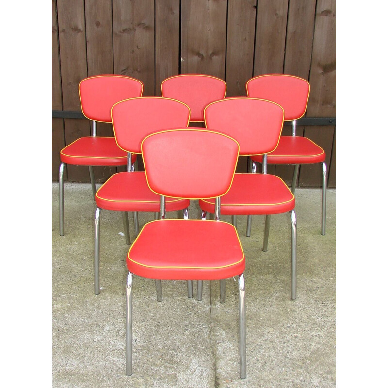 Set of 6 vintage chairs Goin, Germany 1980s