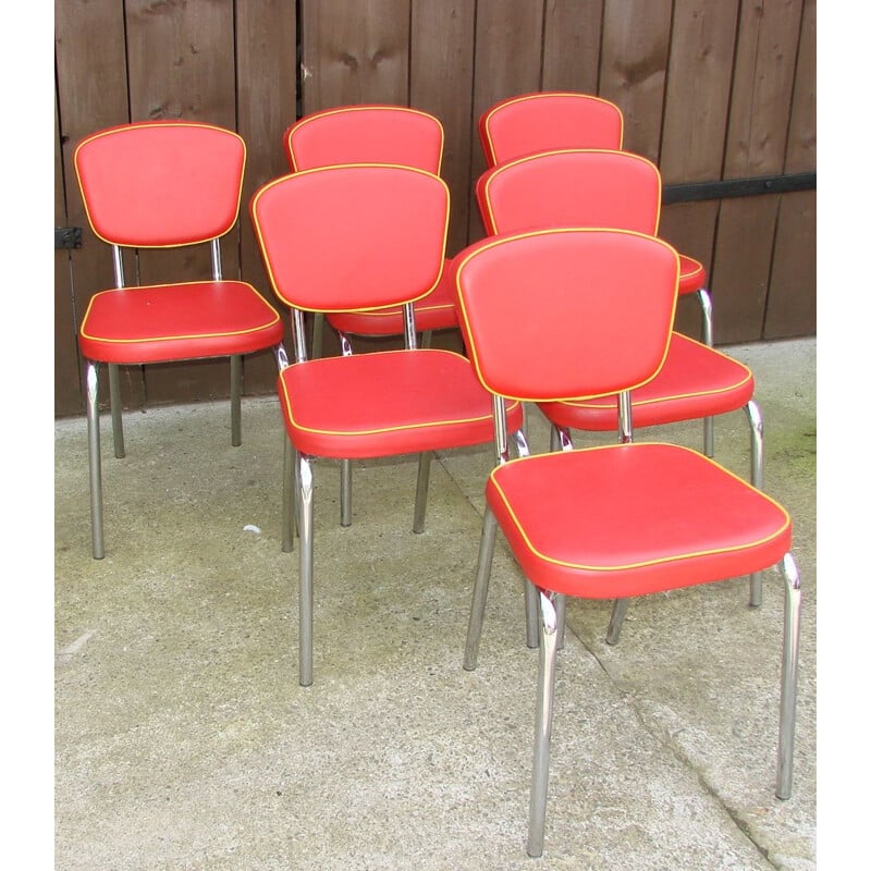 Set of 6 vintage chairs Goin, Germany 1980s