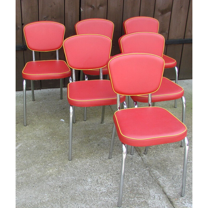 Set of 6 vintage chairs Goin, Germany 1980s