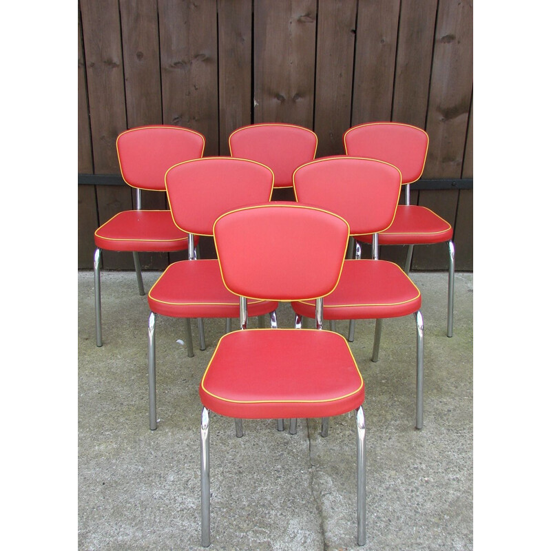 Set of 6 vintage chairs Goin, Germany 1980s