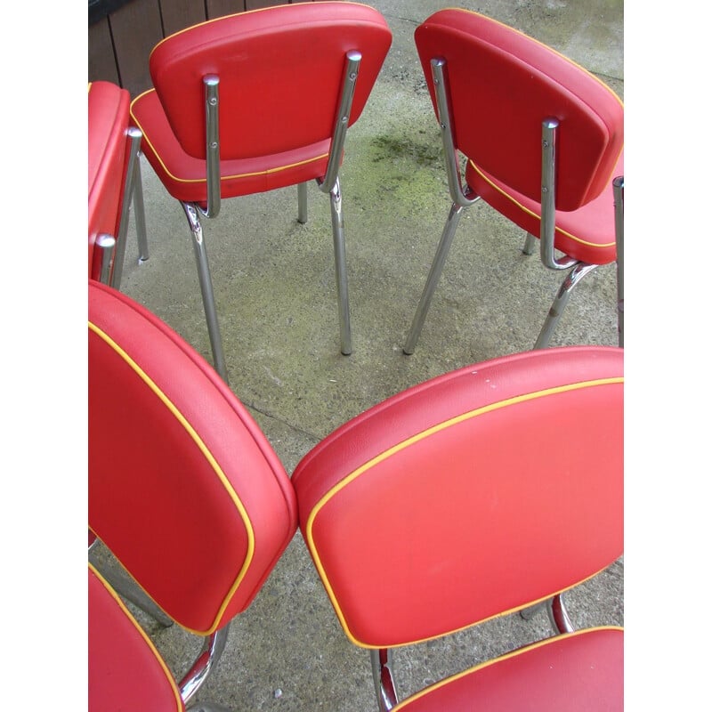 Set of 6 vintage chairs Goin, Germany 1980s