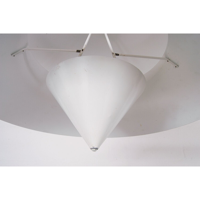Pair of vintage pendant lamps "Kalaari" by Vico Magistretti for Oluce, Italy 1970