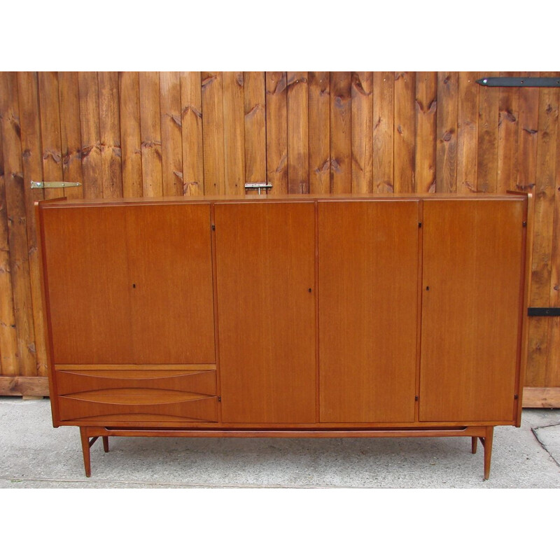 Credenza vintage in teak, Danimarca, 1960