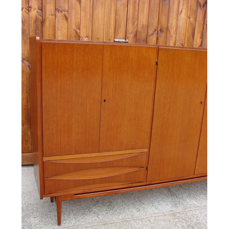 Vintage teakhouten dressoir, Denemarken, 1960