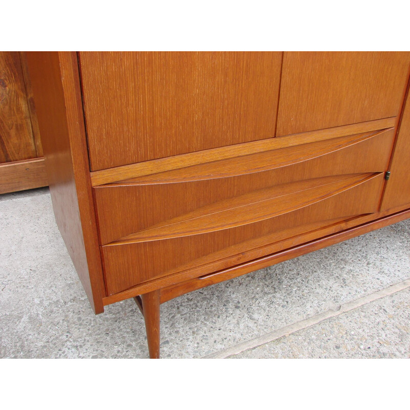 Vintage teakhouten dressoir, Denemarken, 1960