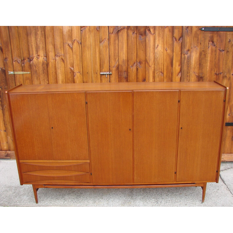 Vintage teakhouten dressoir, Denemarken, 1960