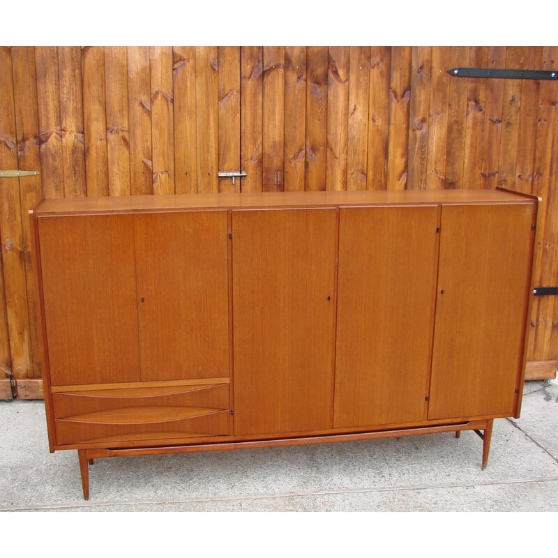 Vintage teakhouten dressoir, Denemarken, 1960