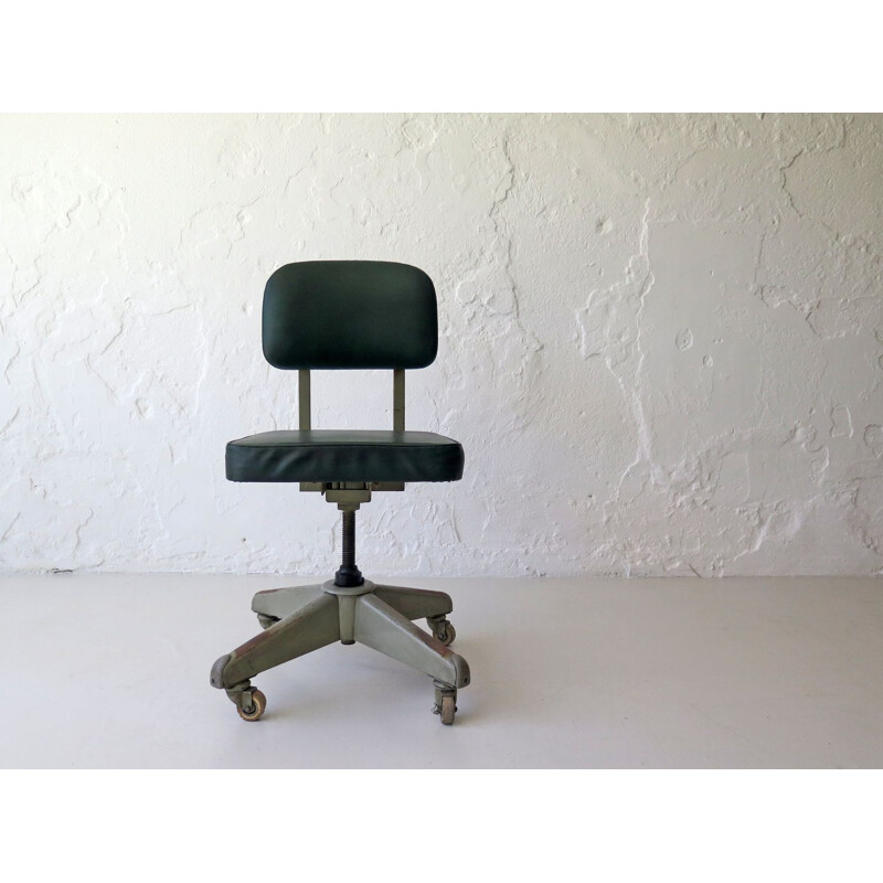 Vintage Industrial desk chair by Seel, 1950s