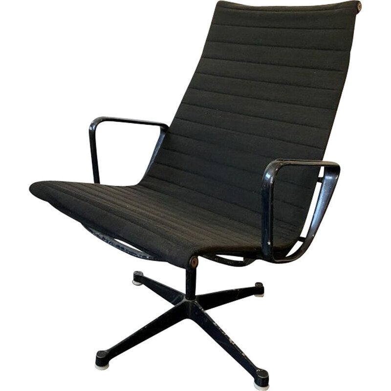 Vintage Group Alu swivel armchair with high backrest for Herman Miller Charles & Ray Eames 1958