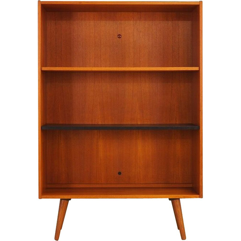 Vintage teak bookcase scandinavian 1970