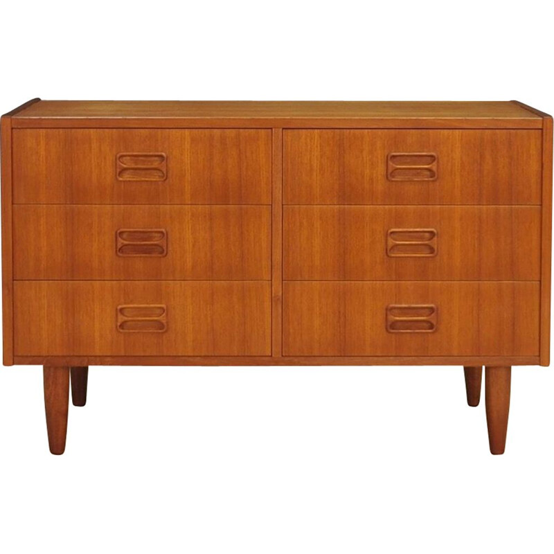 Vintage chest of drawers in teck,Scandinavian, 1960