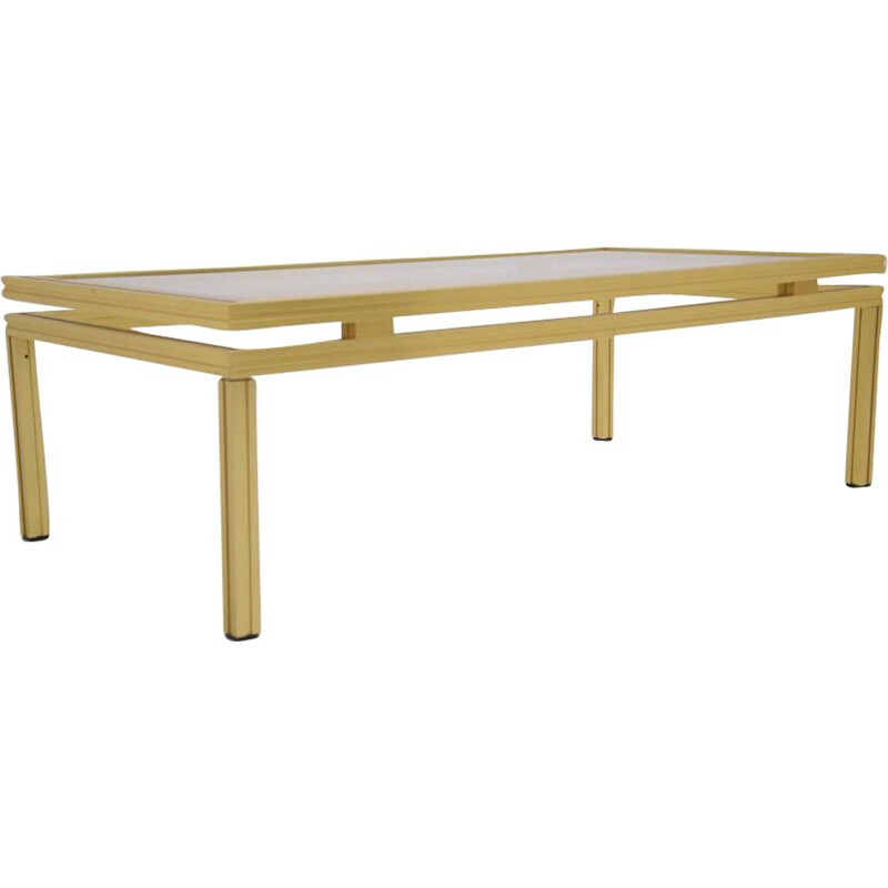 Vintage minimalist coffee table by Pierre Vandel Paris, 1970