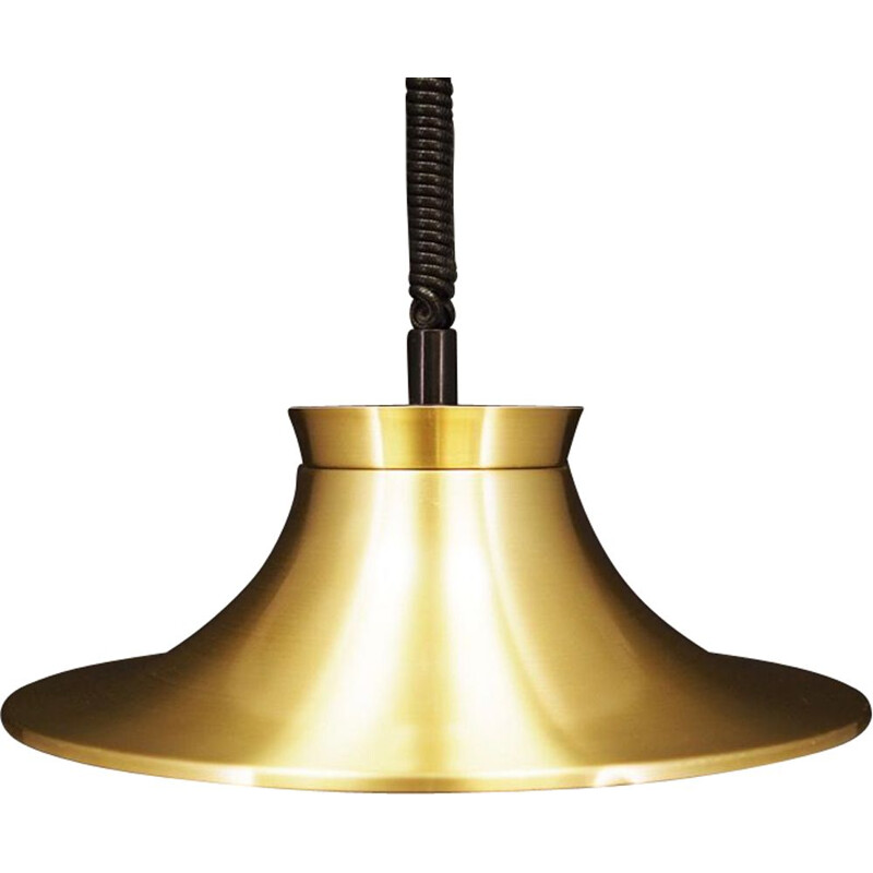 Vintage Gold lamp metal danish 1960