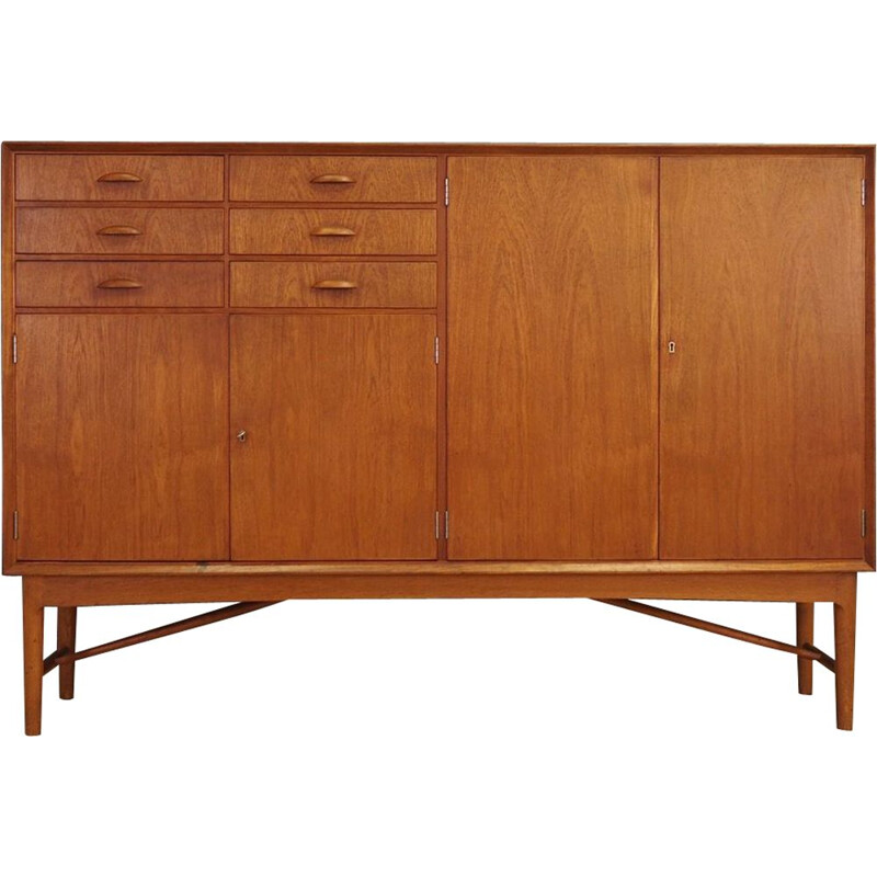 Vintage highboard teak Scandinavian 1970