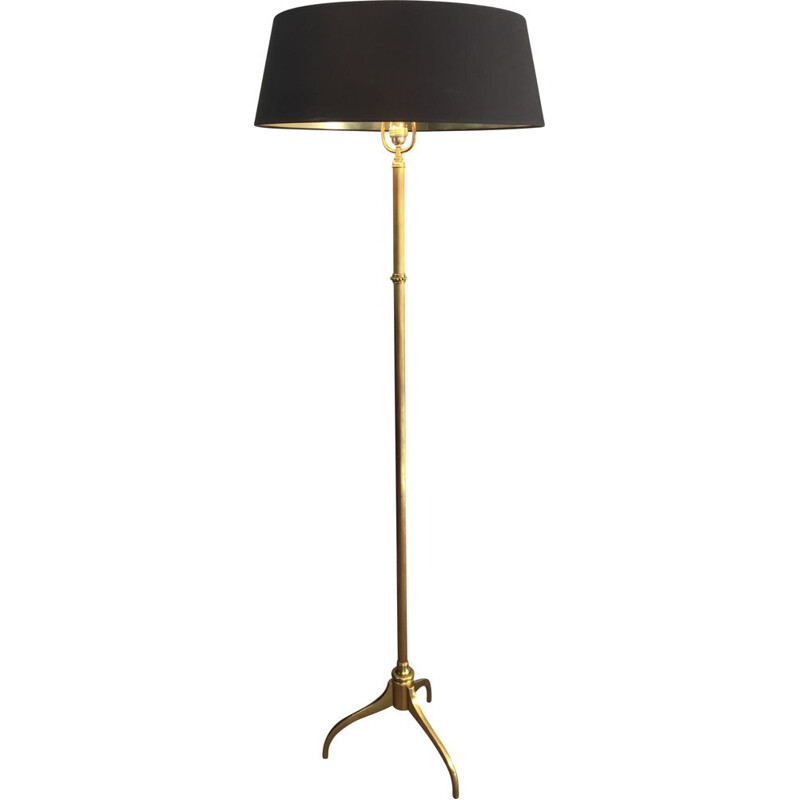 Vintage brass floor lamp, 1960