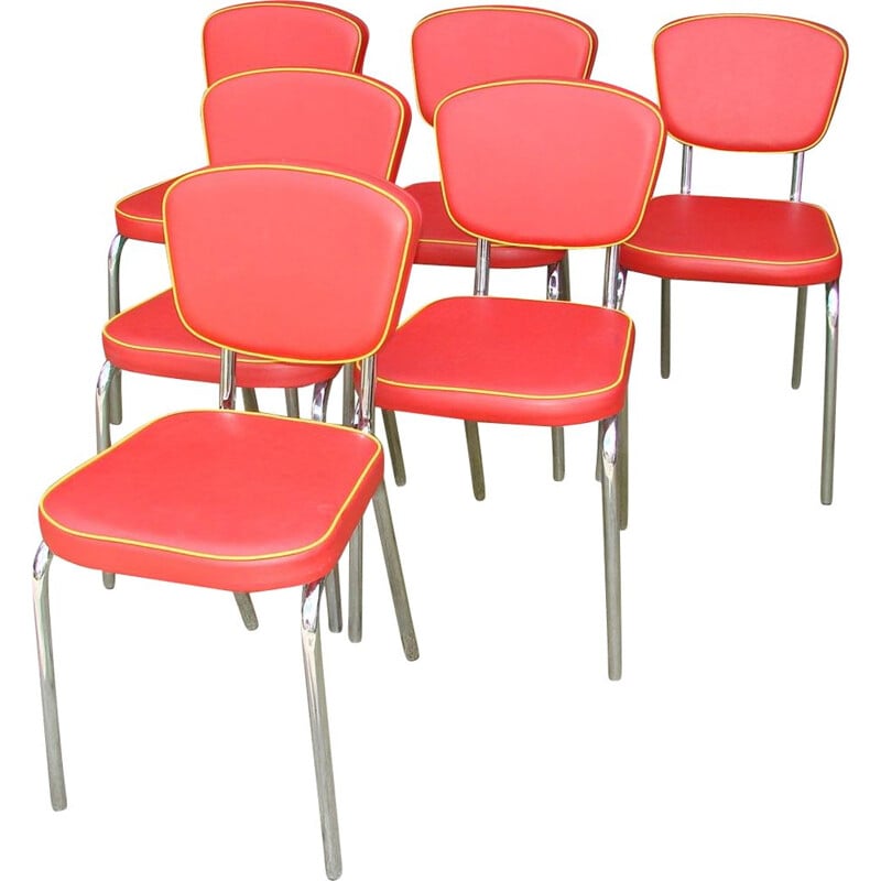 Set of 6 vintage chairs Goin, Germany 1980s