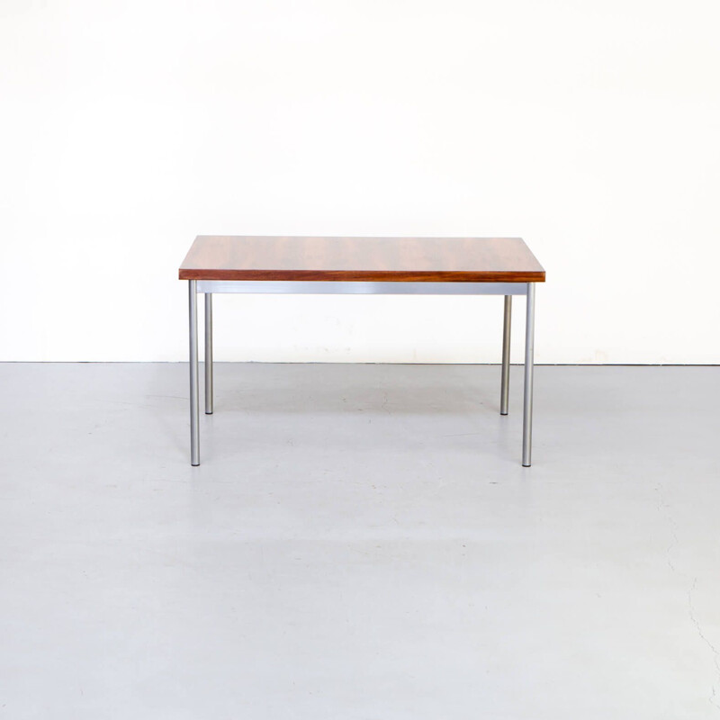 Vintage extendable rosewood veneer dining table by Sven Ivar Dysthe for Thereca 1960