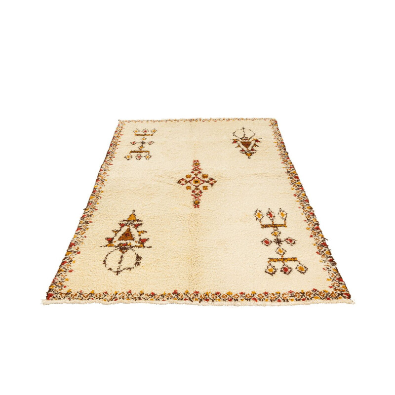 Vintage Berber carpet 1960