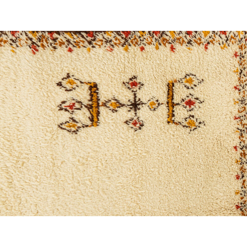 Vintage Berber carpet 1960