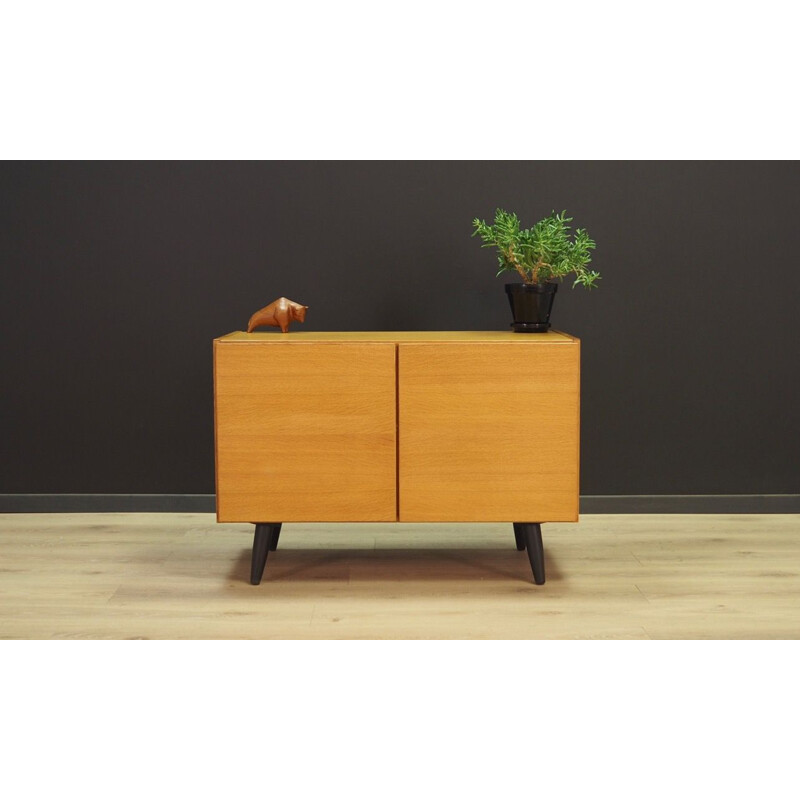 Vintage cabinet veneered with ash, Danish 1970