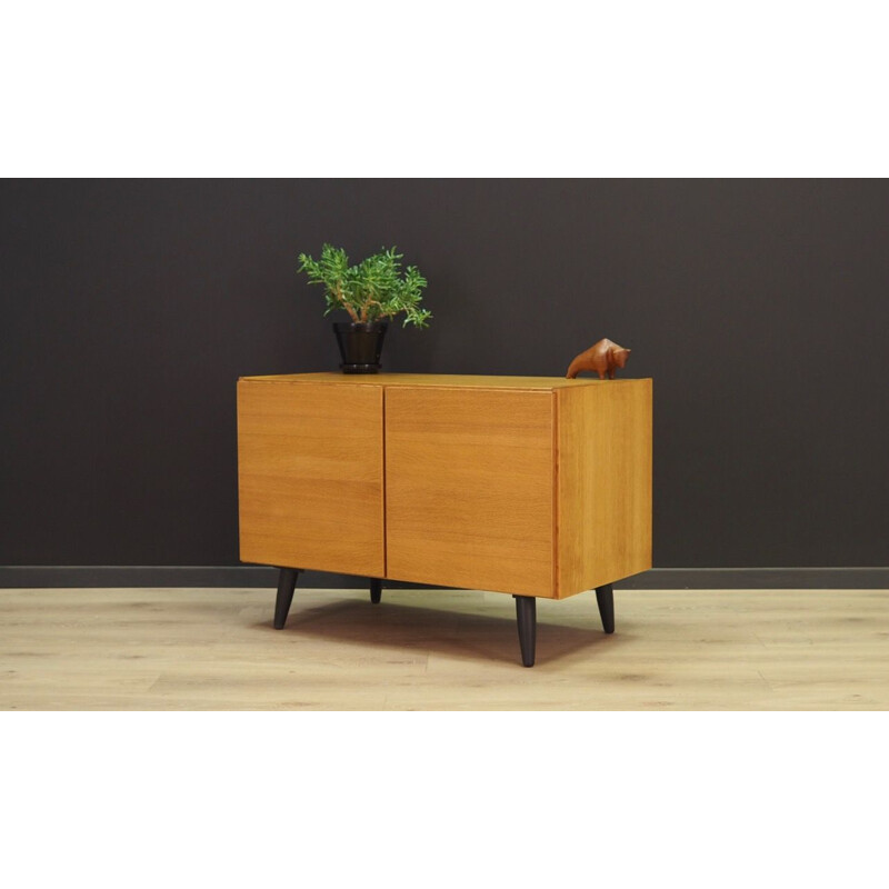 Vintage cabinet veneered with ash, Danish 1970