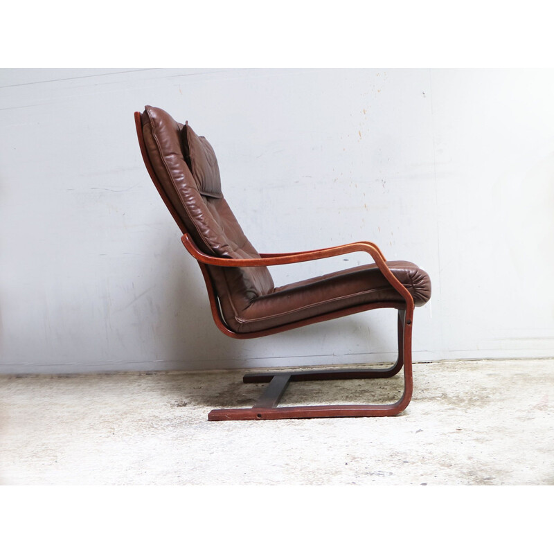 Vintage bentwood armchair,  Denmark, 1970