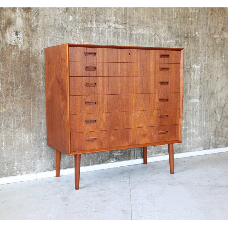 Teak Vintage Chest of Drawers Bornholm 1960s