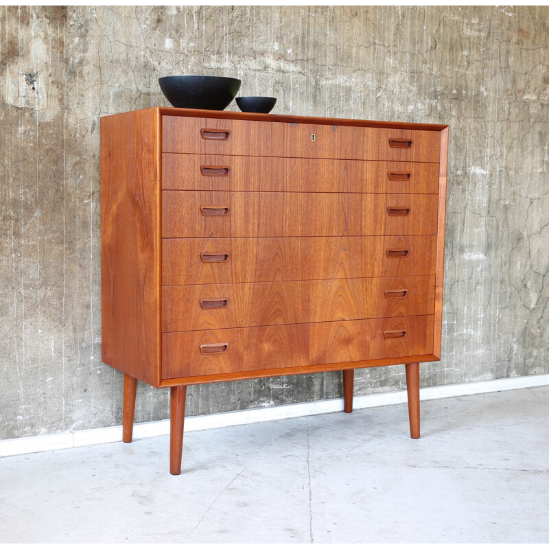 Teak Vintage Chest of Drawers Bornholm 1960s