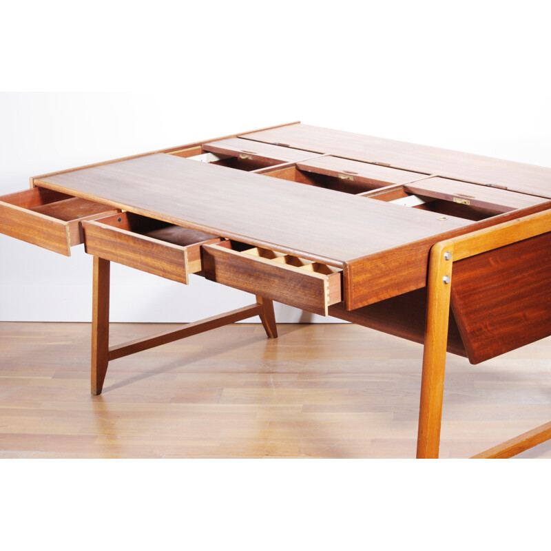 "Eden desk" architect desk, MAGNUSSEN & CLAUSSEN - 1950s