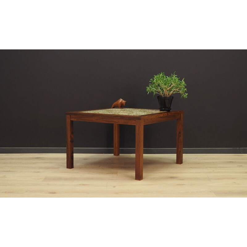 Vintage coffee table rosewood Danish 1970s