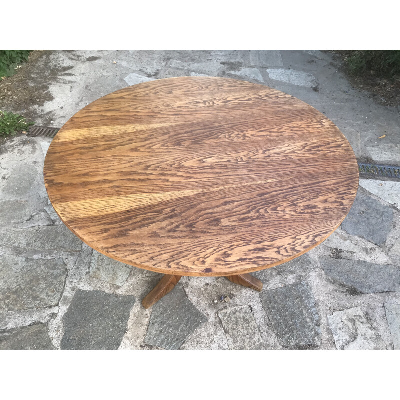 Vintage oak dining table