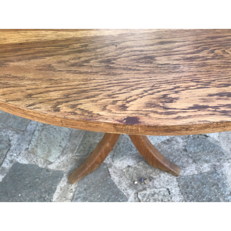 Vintage oak dining table