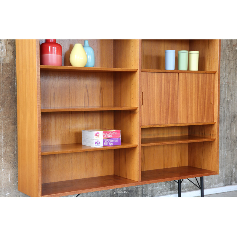 Mid-Century Shelf Cabinet Poul Hundevad Teak Standregal Kommode Danish 1960s