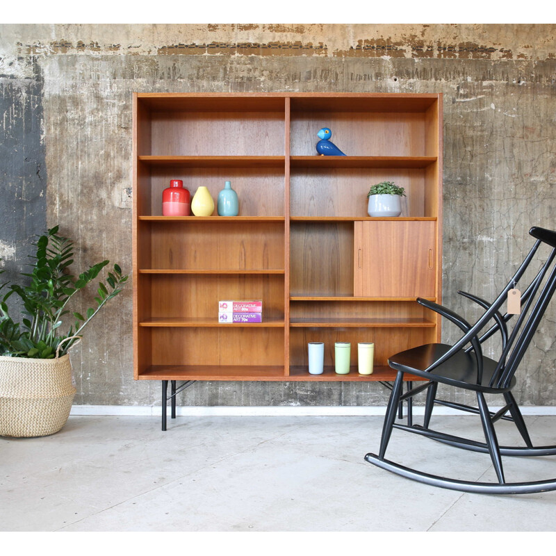 Mid-Century Shelf Cabinet Poul Hundevad Teak Standregal Kommode Danish 1960s