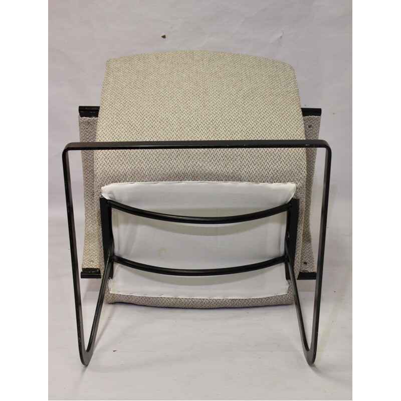 Paire de fauteuils vintage Bauhaus acier 1960