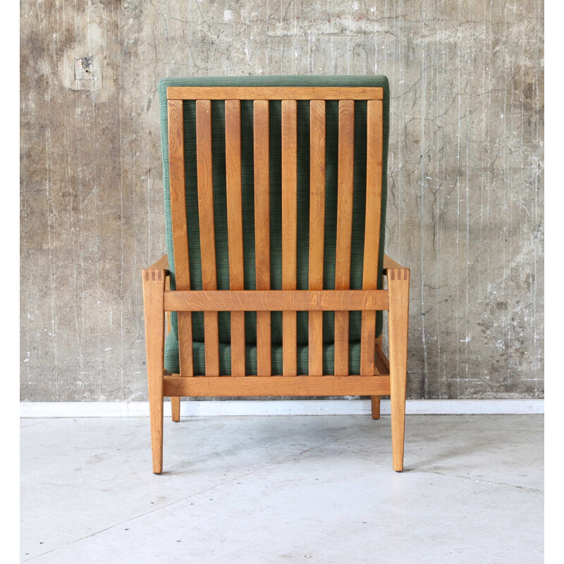 Green Vintage Chair and Stool  Wilkhahn 1960s