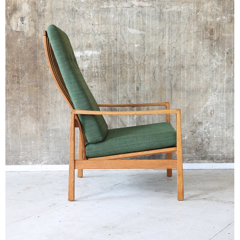 Green Vintage Chair and Stool  Wilkhahn 1960s